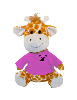 Customizable 10" Plush Giraffe (Set of 12)