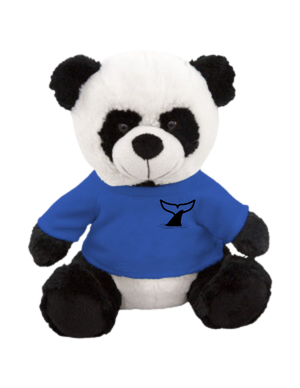 Customizable 10" Plush Panda (Set of 12)