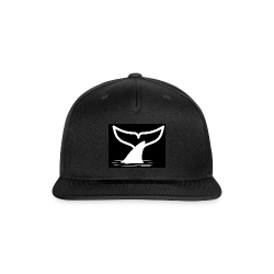 Snapback Embroidered Cap (Black)