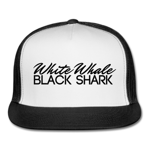 White Whale Black Shark Trucker Cap (Black/White)
