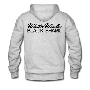 White Whale Black Shark Men’s Hoodie (gray)