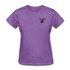 White Whale Black Shark T-Shirt Women's (heather purple)