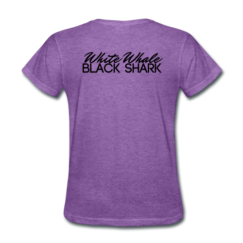 White Whale Black Shark T-Shirt Women's (heather purple)
